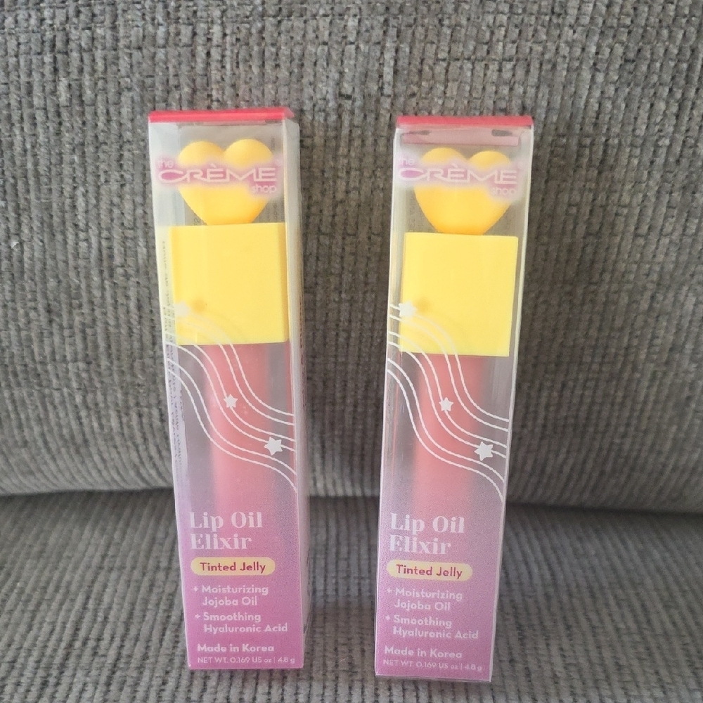 The Creme Shop Lip Oil Elixir, New, Two Sticks, Tinted Jelly - Picture 2 of 10